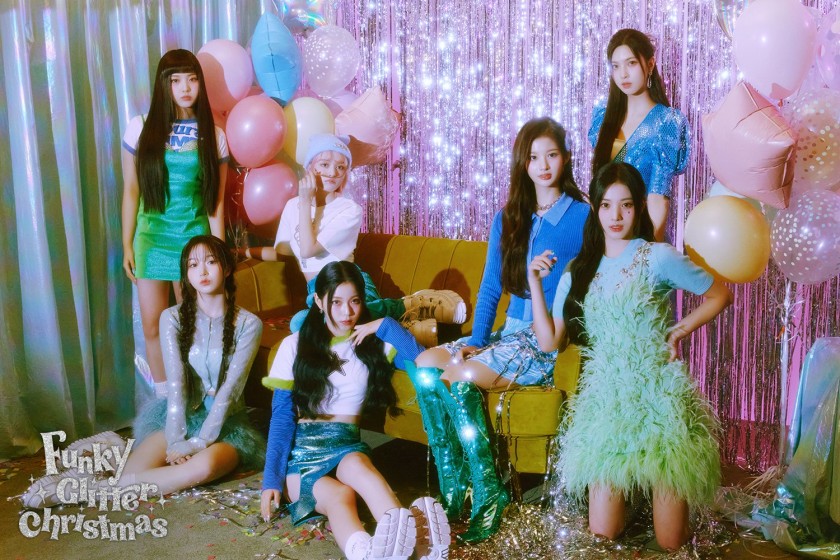  엔믹스 'Funky Glitter Christmas' 컨셉 포토 사진