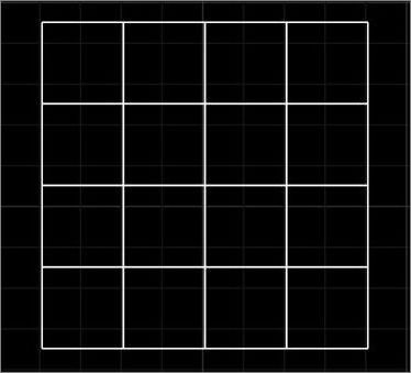 인텔리캐드 직사각형 배열 사용 방법 및 예시 3