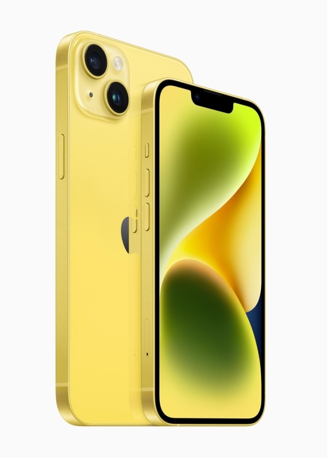 애플-노랑아이폰-아이폰14