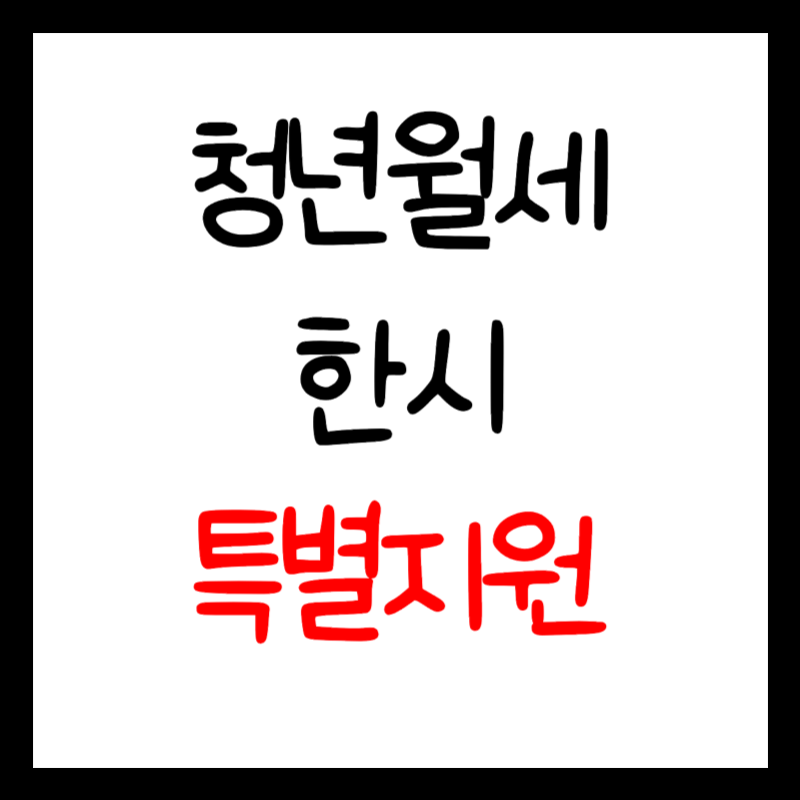 청년월세지원금