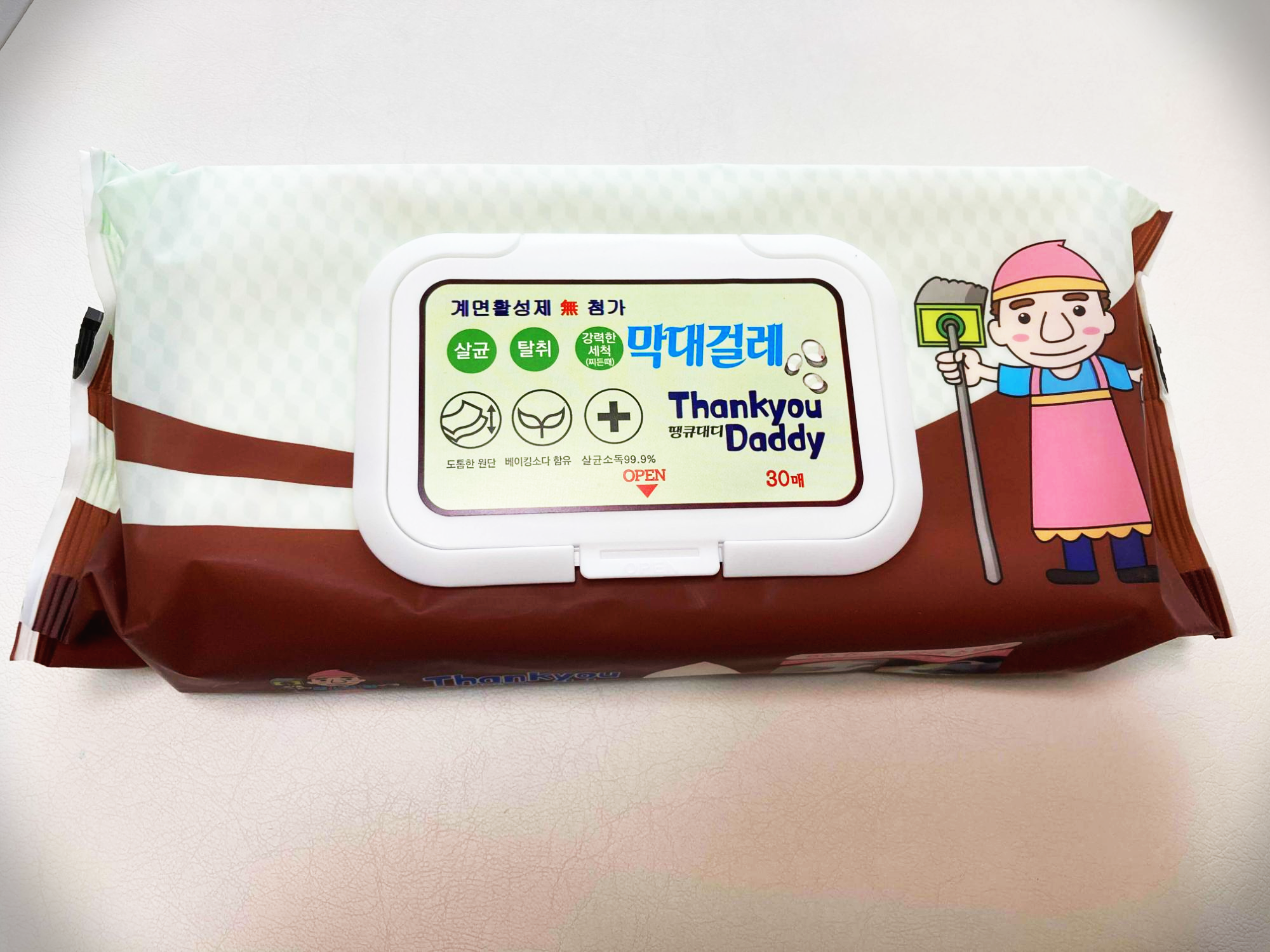  땡큐대디 일회용 물걸레 청소포