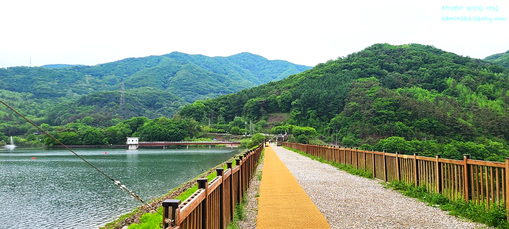 마장호수-출렁다리-둘레길