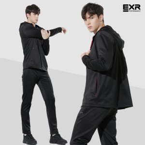 EXR 남성 후드 트랙수트 세트