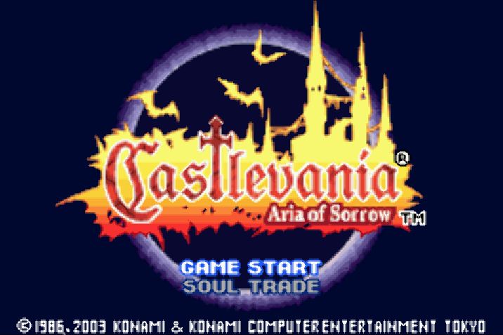  게임보이 어드밴스 / GBA - 캐슬바니아 아리아 오브 스로우 개조롬 (Castlevania Dawn of Symphony Alucard Symphony of the Night Hack Version1.1)