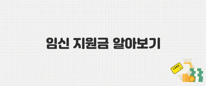 예비맘 주목! 정부가 드리는 임신 지원금 & 서비스, A부터 Z까지 파헤치기