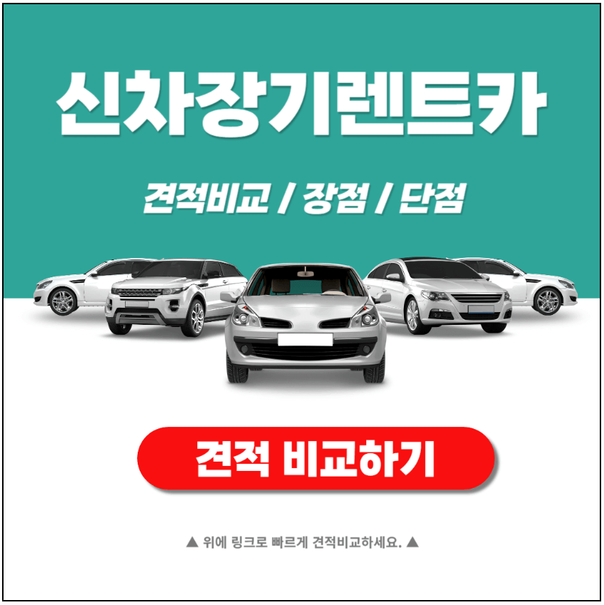 신차장기렌트카 견적비교 사이트