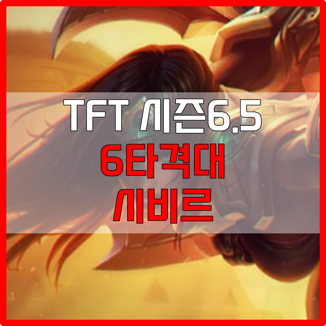  롤체 시즌6.5 6타격대 시비르 덱