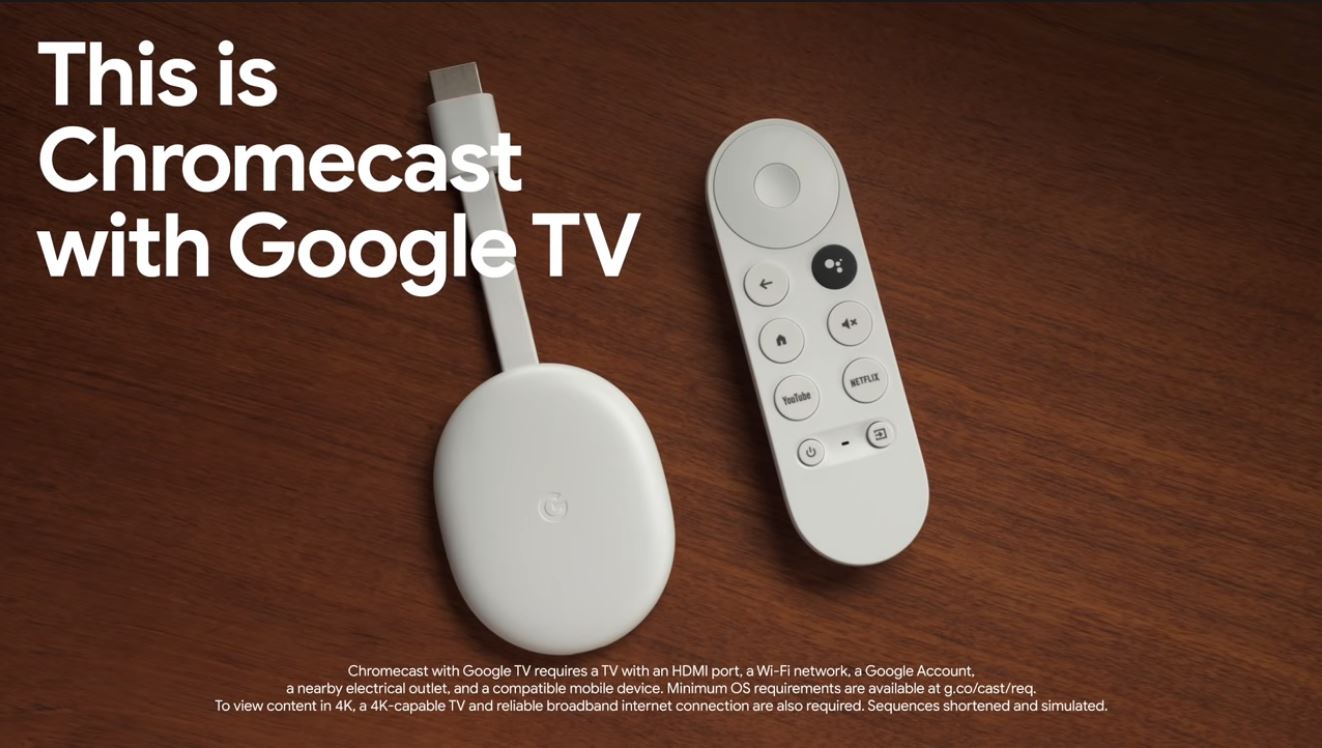 크롬캐스트 4세대 Chromecast With Google Tv 출시