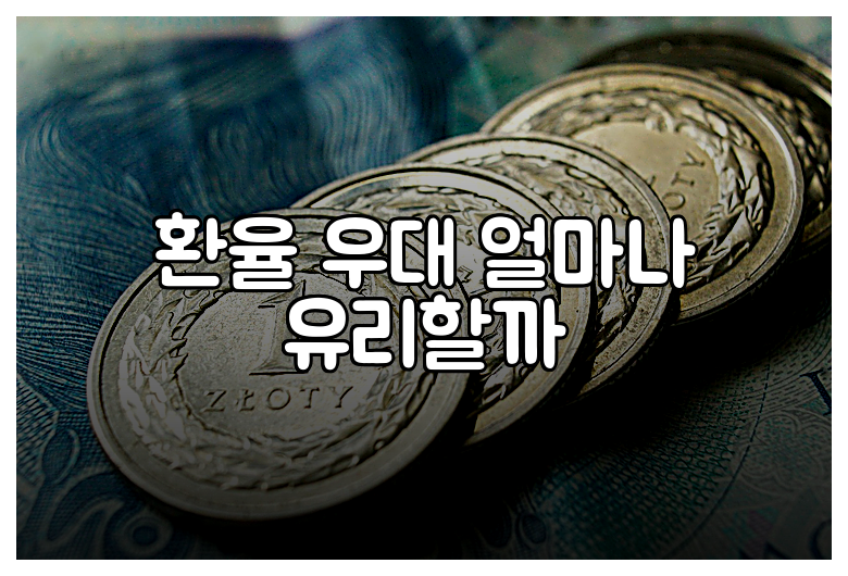 환율 우대 얼마나 유리할까