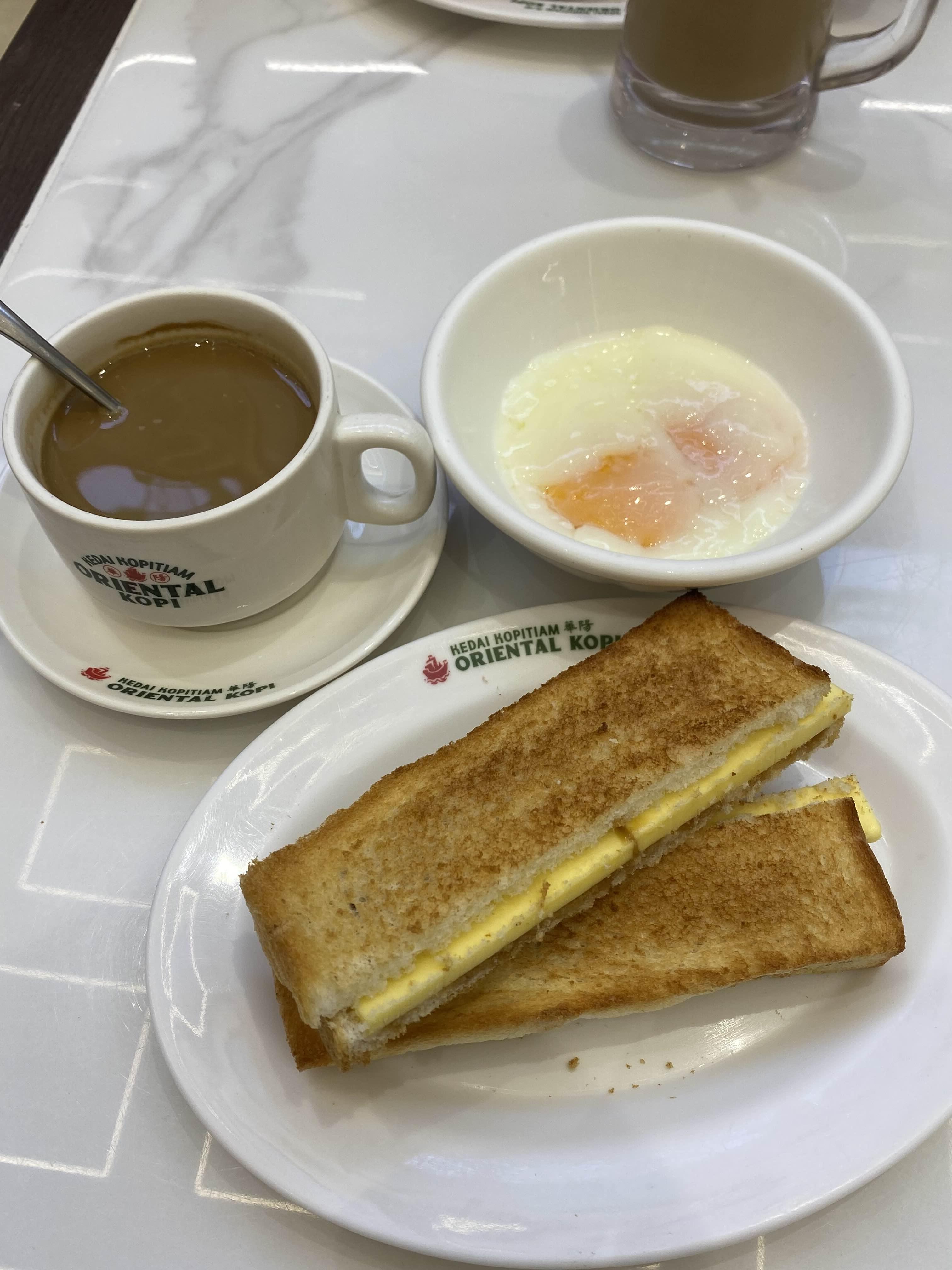말레이시아 쿠알라룸푸르 카야토스트 맛집 오리엔탈 코피