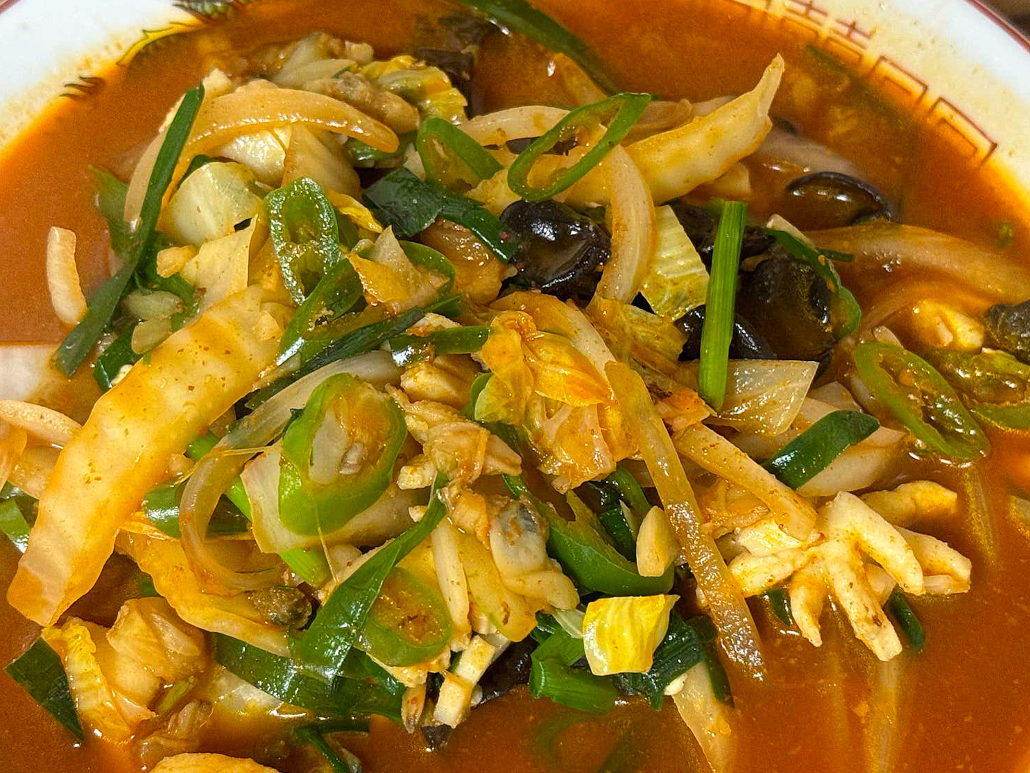 극한직업 백년식당 평택 개화식당 짬뽕 메뉴 사진