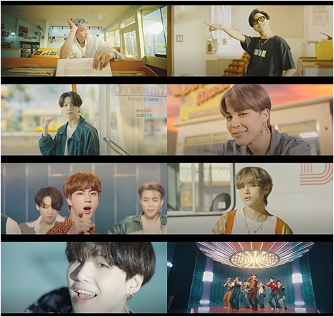  [BTS] 신곡 MV 「Dynamite」에서 펼치는 강력한 퍼포먼스