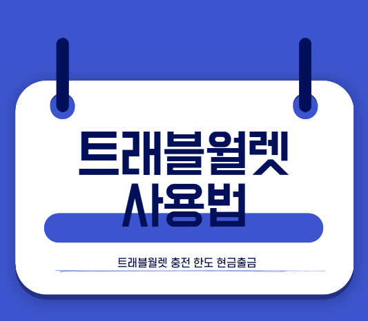 트래블월렛 카드 사용법