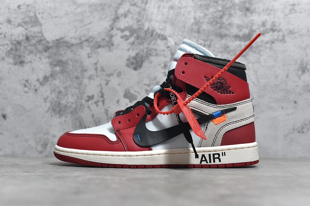  [NIKE x OFFWHITE] SG 나이키 X 오프화이트 더 텐 에어 조던 1 레트로 하이 OG 시카고 AA3834-100