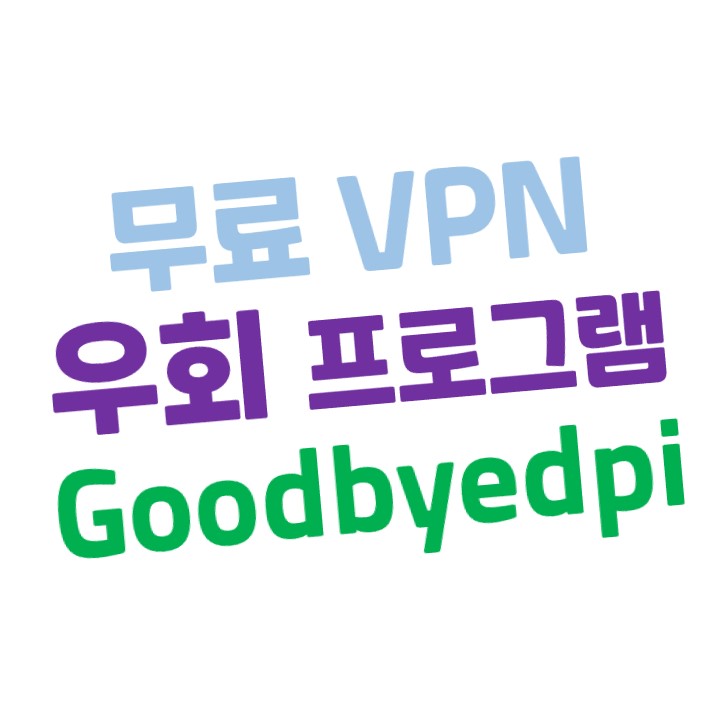  [우회 프로그램] 속도 저하 없이 사용 가능한 무료 VPN - Goodbyedpi