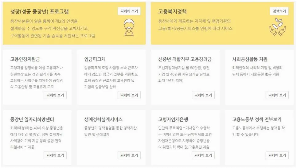 시니어 일자리