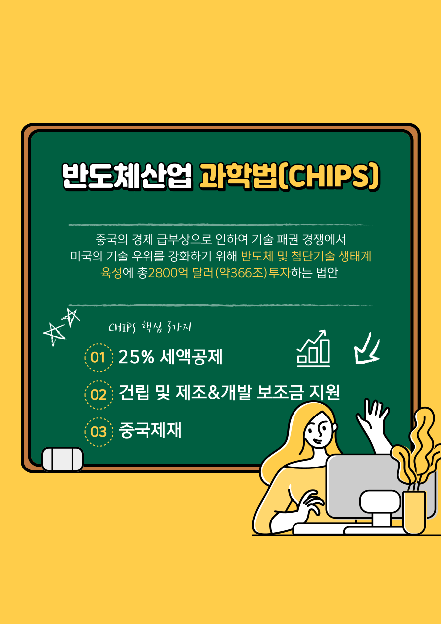  미국 반도체 산업 과학법(CHIPS)수혜주 중국 제재 영향 호재?