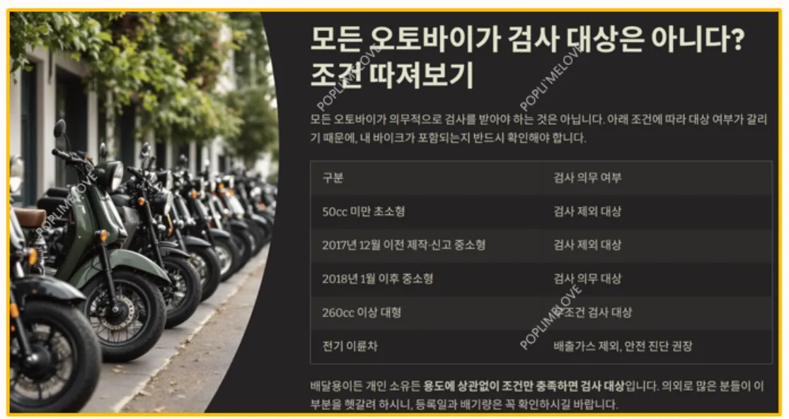 검사 대상 조건