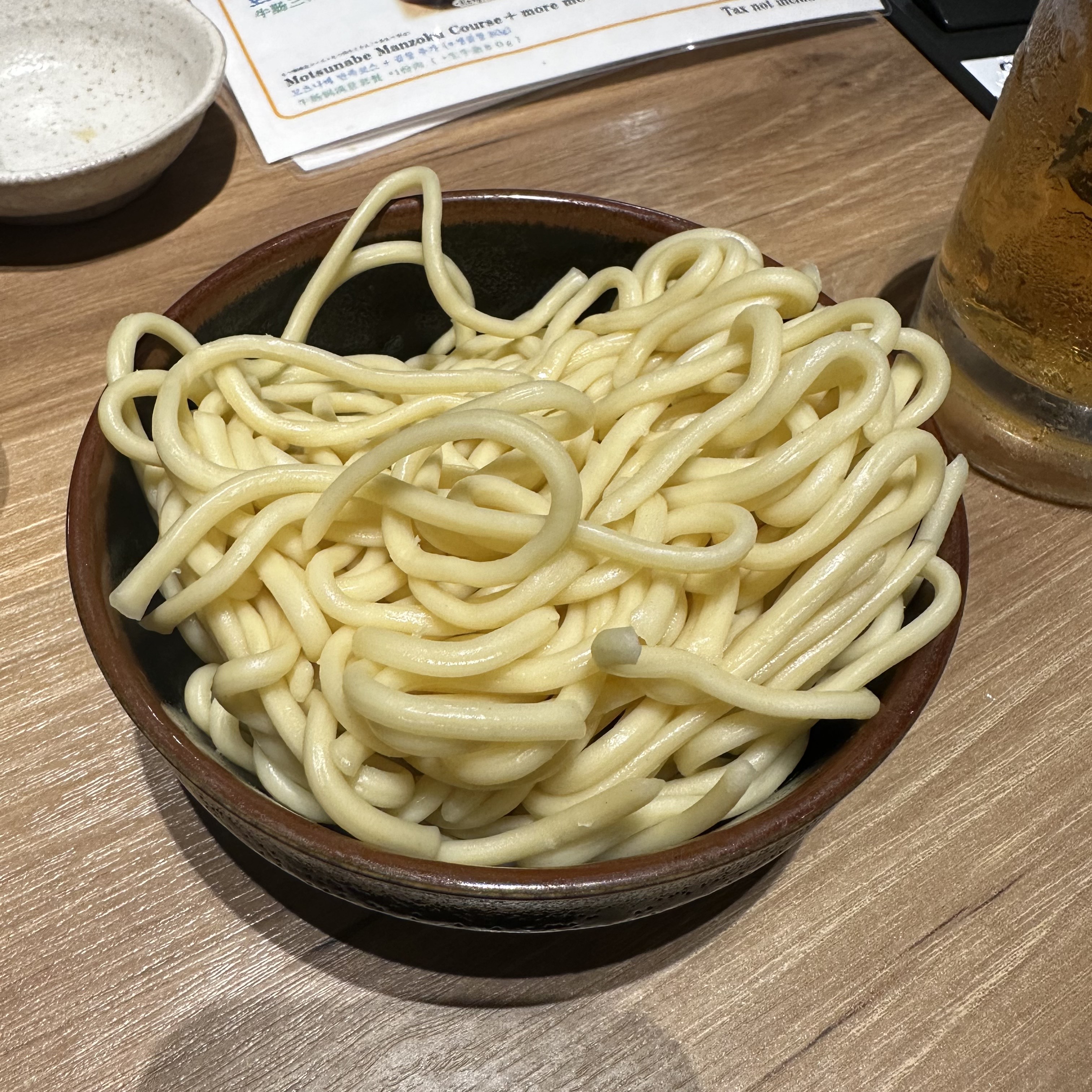 원조 모츠나베 라쿠텐치 메뉴