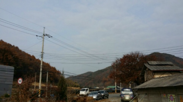 2016년 충북 괴산군 청안면 운곡리 아름다운 가을 하늘