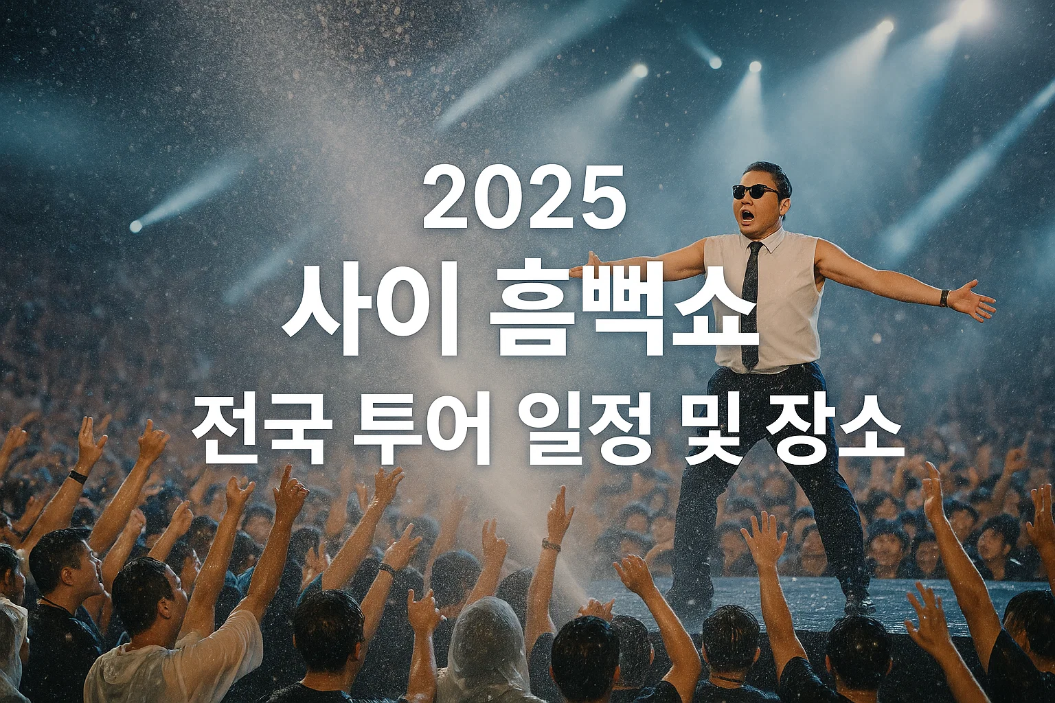 2025 싸이 흠뻑쇼 일정·예매·꿀팁 총정리! 티켓팅 성공하고 물벼락 맞자!