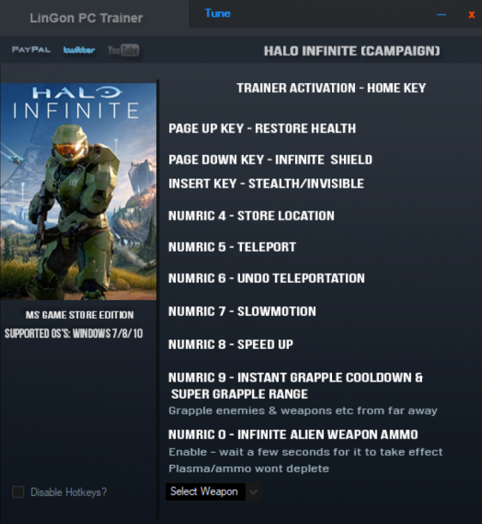  [트레이너] 한글판 헤일로 인피니트 (캠페인) Halo Infinite (Campaign) Plus 9 Trainer