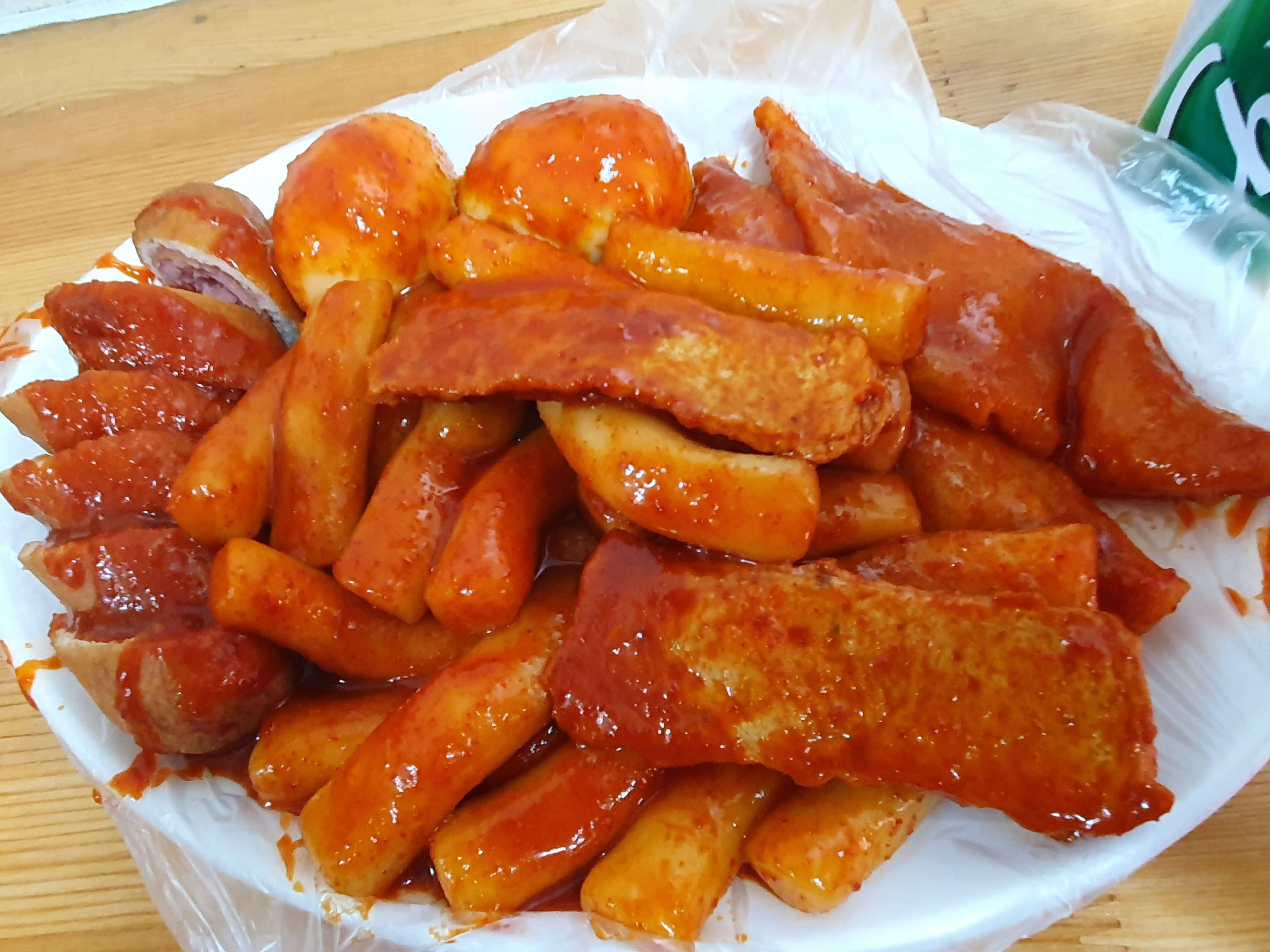 떡볶이 양념 맛집 지도 아차산역 신토불이 떡볶이