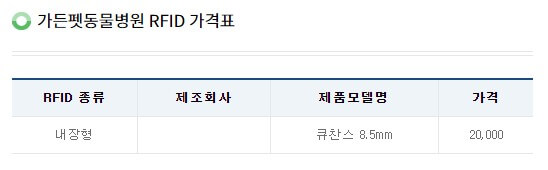 내장형-무선식별장치(마이크로칩)-가격