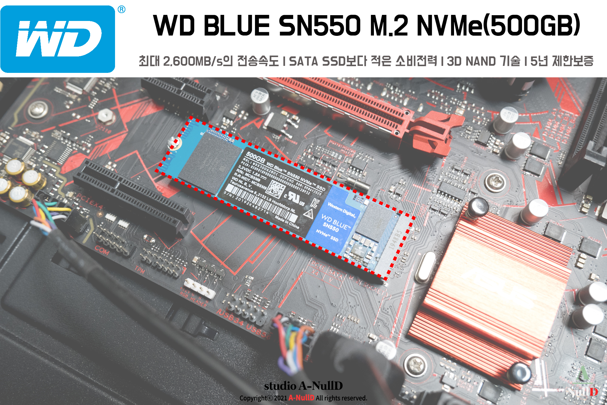  가성비 SSD, 빠른 속도의 NVMe SSD [WD BLUE SN550 NVMe]