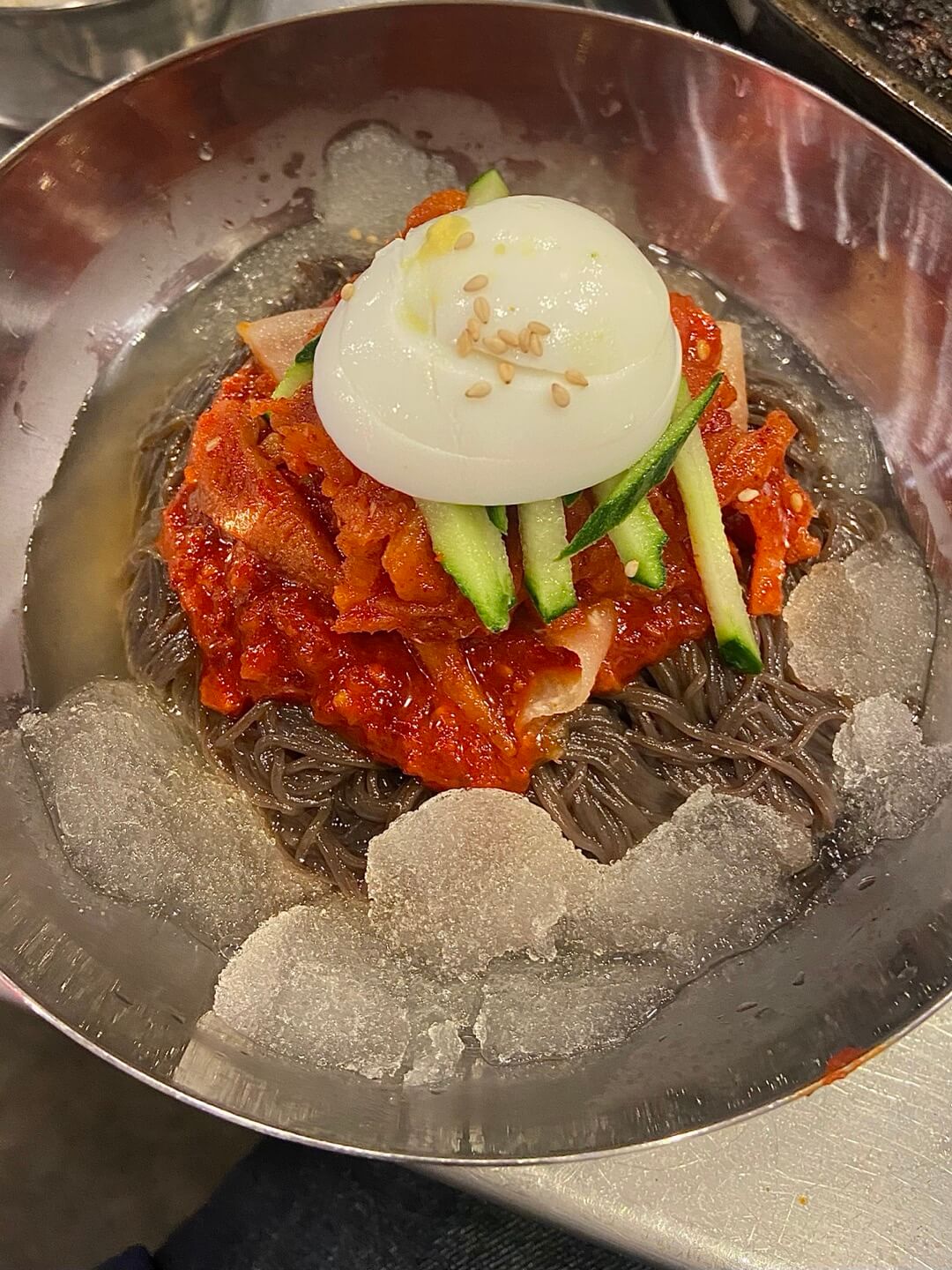 솥뚜껑 삼겹살 맛집 목구멍 대전 오류점 회냉면