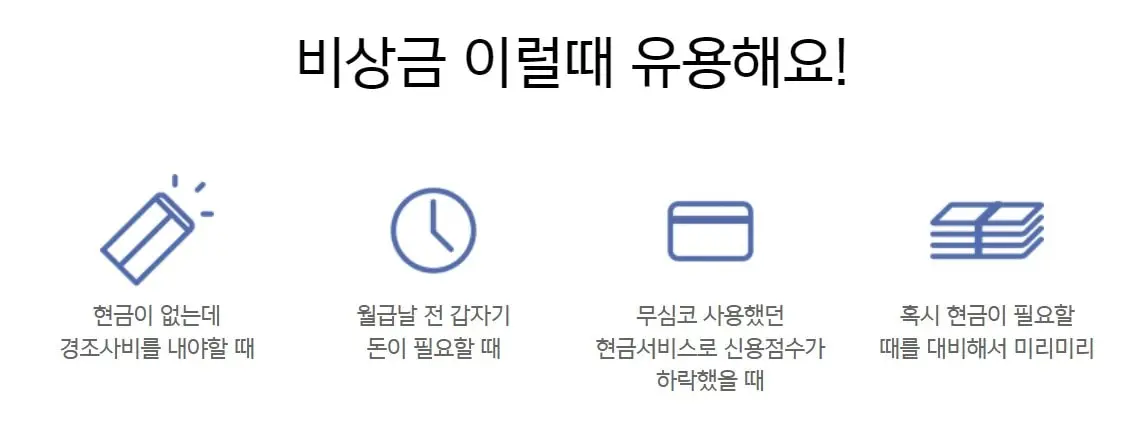 카카오뱅크 비상금대출 금리 이자 한도 조건