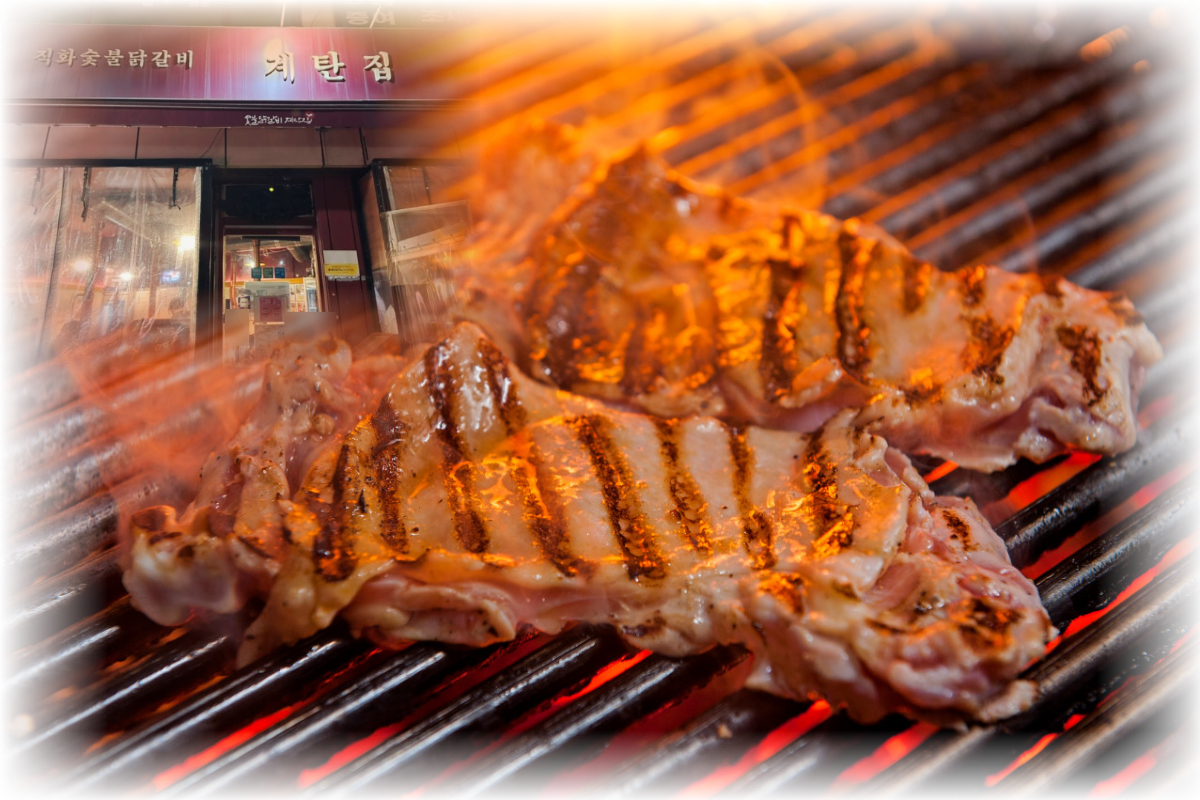  뚝섬유원지 맛집 닭 숯불구이 추천 | 계탄집