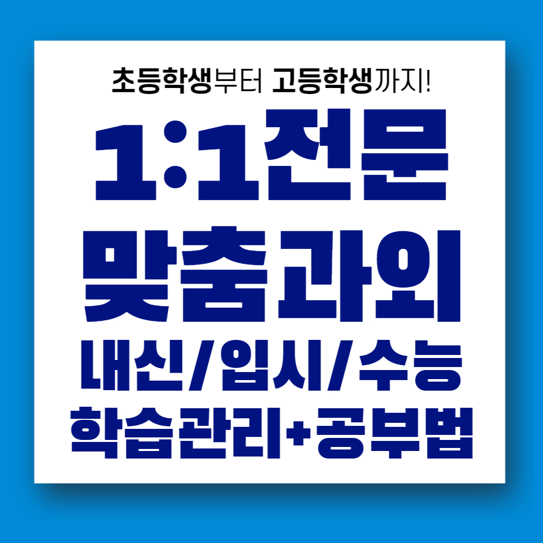  대전 중학생 영수과외 고등 영어과외 수학 초등 국어 일대일 전문 개인 맞춤 과외선생님