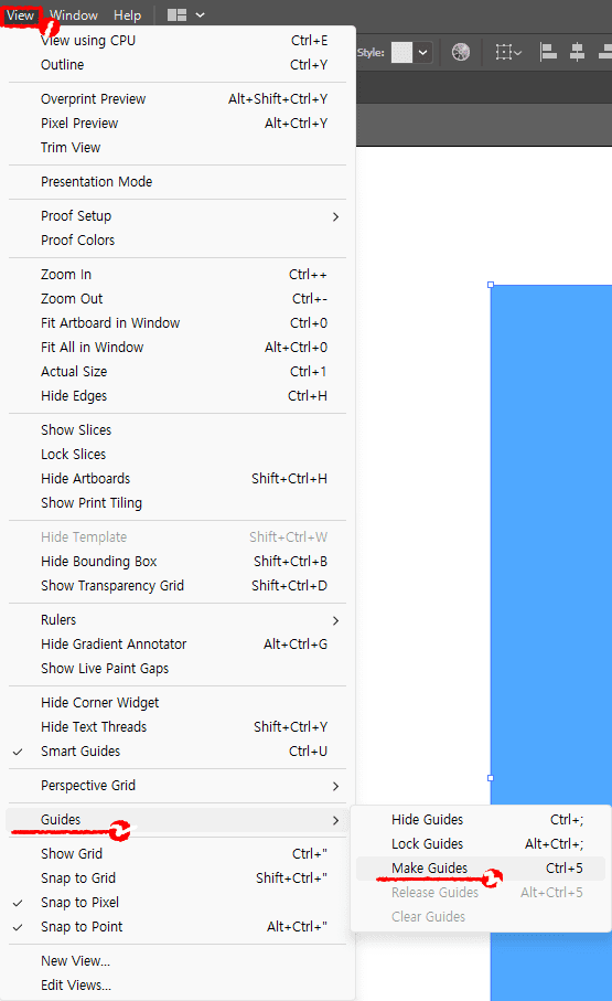 illustrator-select-rectangles-view-guides-make-guides