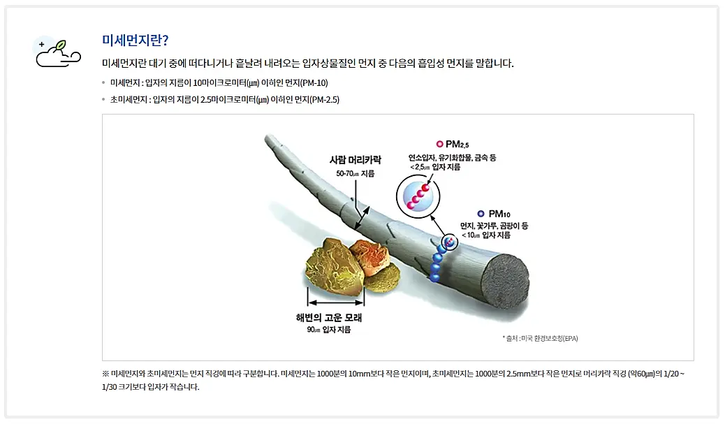 미세먼지-정체-정보