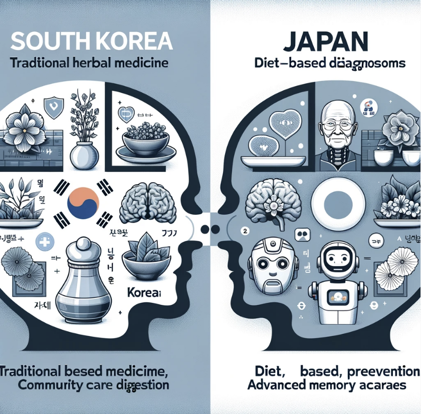 한국과 일본의 치매 치료법 비교