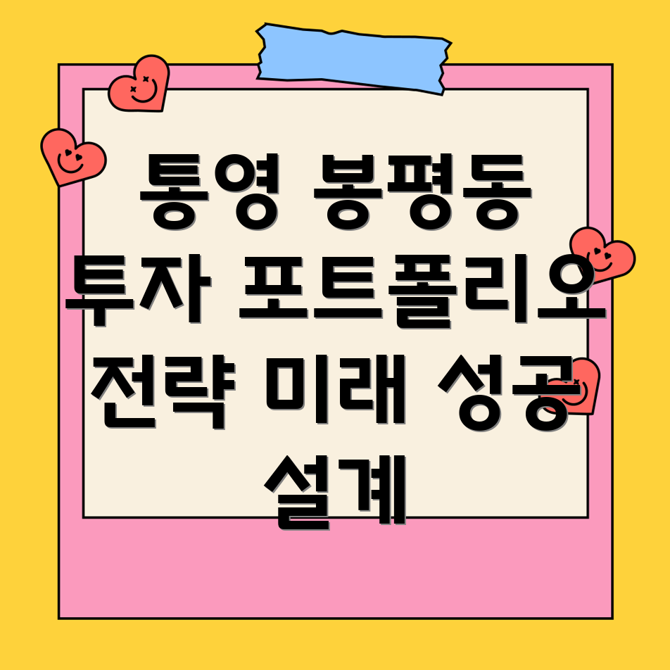 통영시 봉평동 부동산 투자