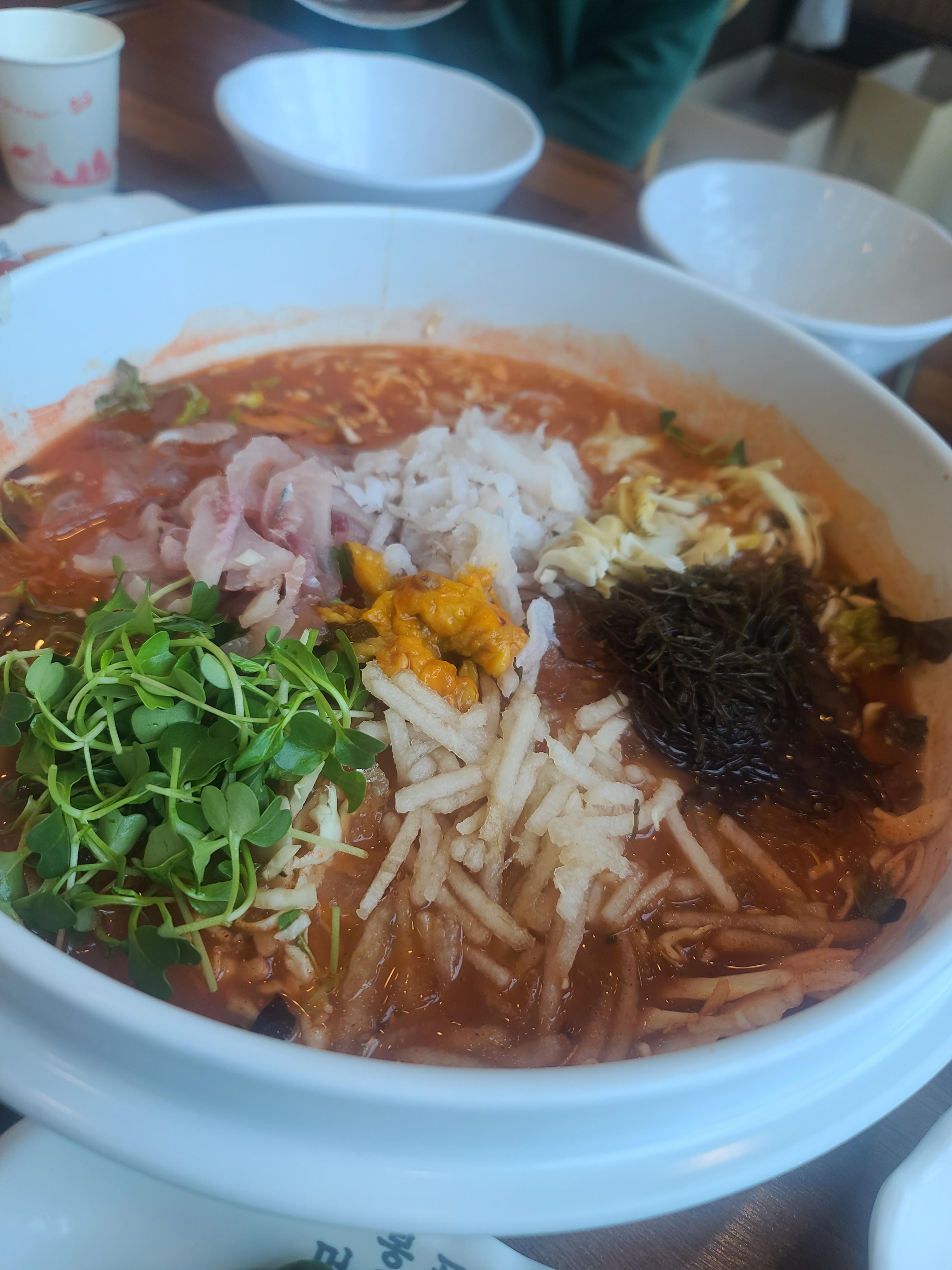 강원도여행 속초 봉포머구리집 물회, 전복죽 후기