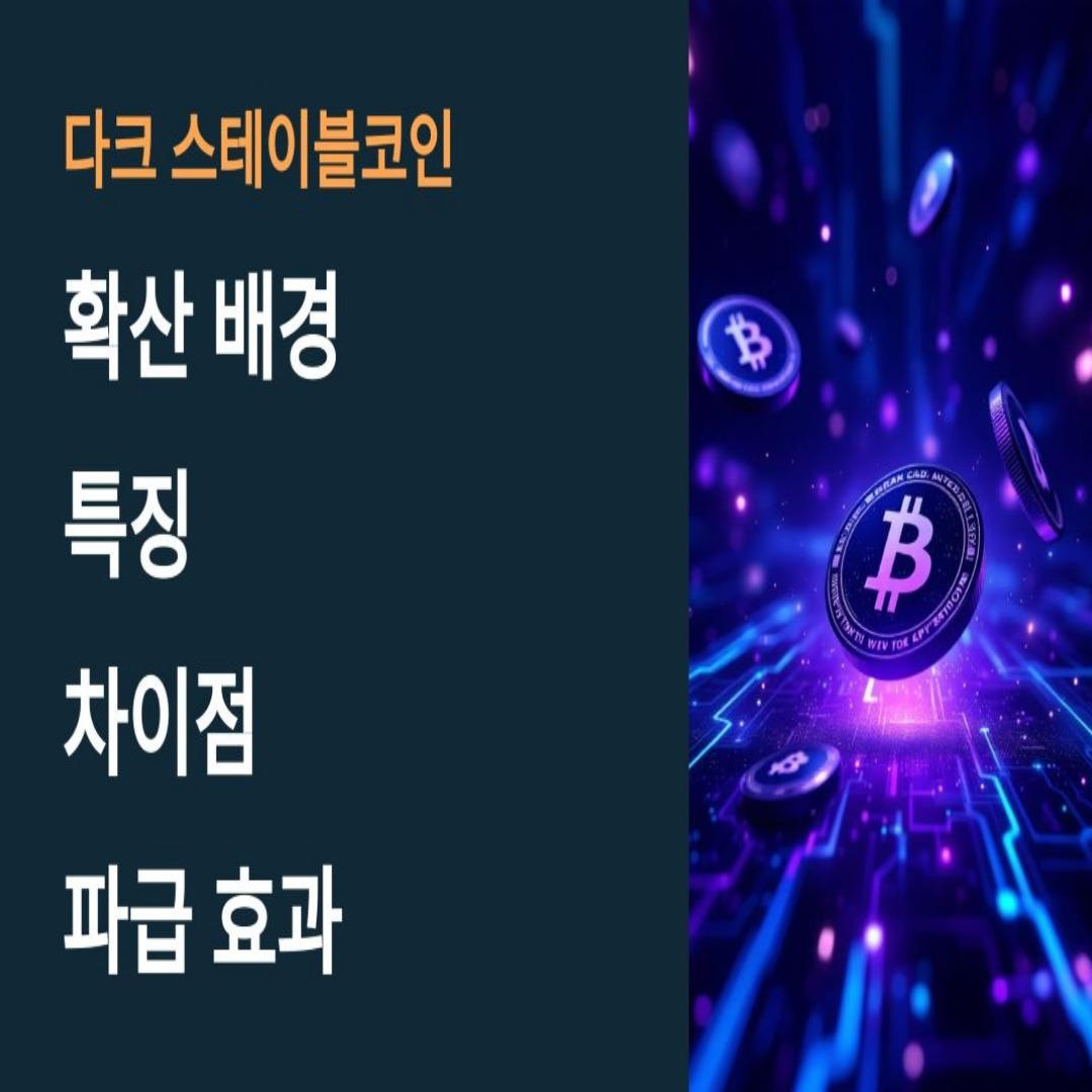 다크 스테이블코인 확산 배경, 특징, 차이점, 파급 효과