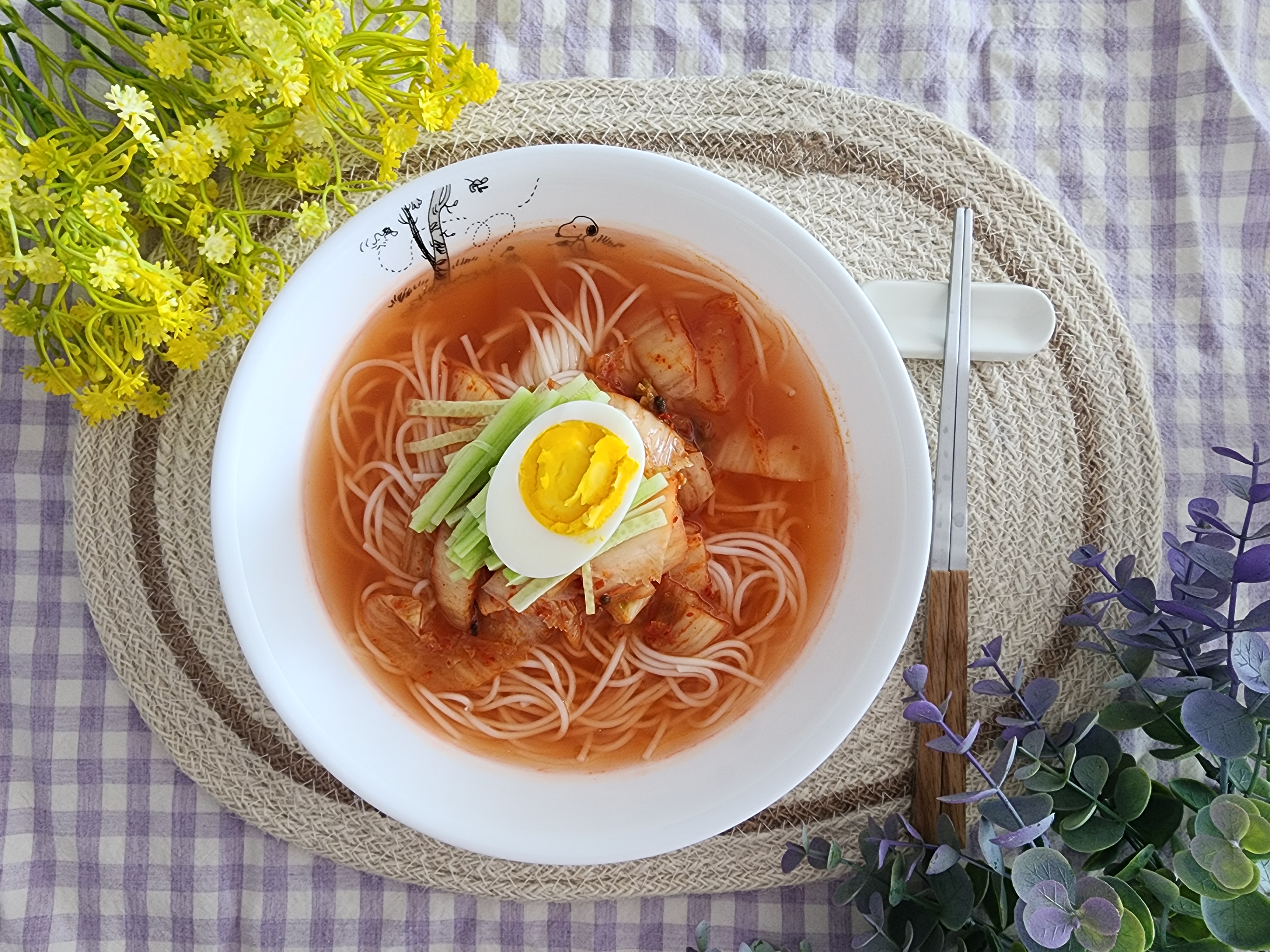  김치말이국수 레시피 냉면육수 활용 냉국수 한그릇요리