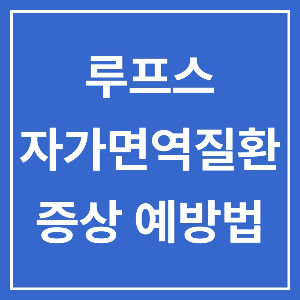 루프스 전신성 홍반성 루푸스 자가면역 질환