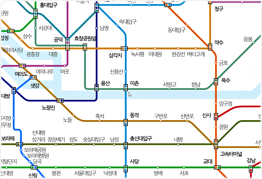 서울 지하철 정보