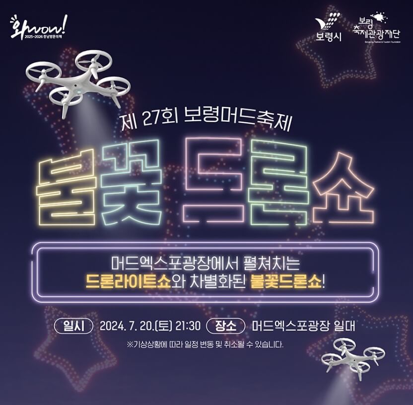 보령머드축제 행사내용 홈페이지 출저