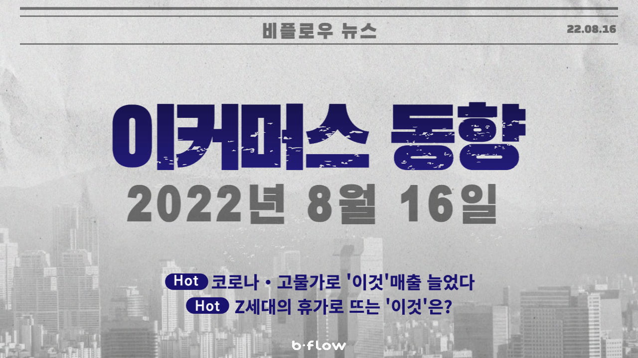  [데일리 이커머스 뉴스] 22.08.16 이커머스 동향 한 눈에 보기!