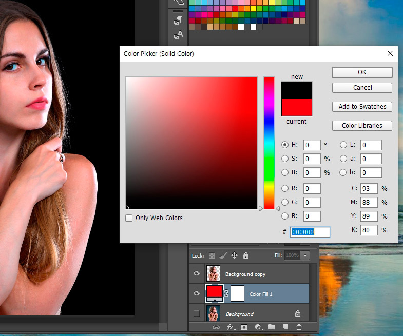 포토샵 솔리드 컬러