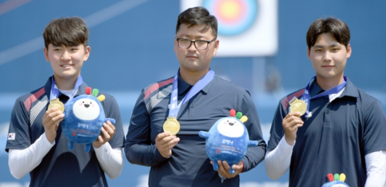 남자양궁 금메달