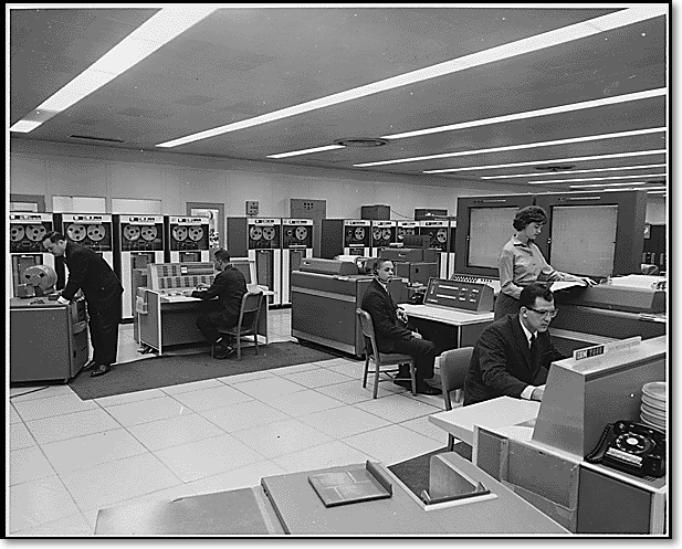 1960년대 데이터센터, NASA의 컴퓨터룸