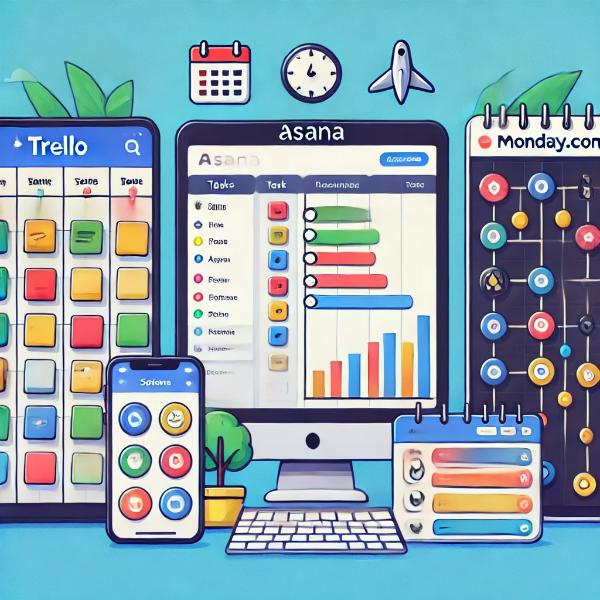 Trello vs. Asana vs. Monday.com: 프로젝트 관리 툴 비교 분석