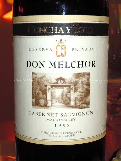 Concha Y Toro Don Melchor 1998