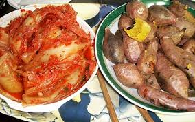 김치와 고구마